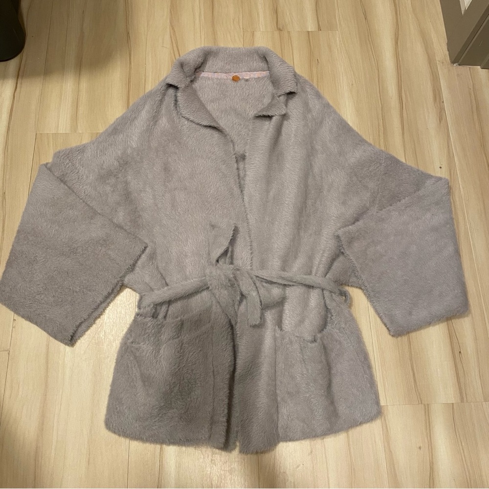 Free People Gray Cozy Sweater - Picture 2 of 16